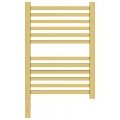 Полотенцесушитель электрический Сунержа Модус 3.0, высота 60 см, ширина 40 см, диммер слева/справа, цвет матовое золото, 032-5700-6040/032-5701-6040