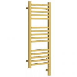 Полотенцесушитель электрический Сунержа Модус 3.0, высота 80 см, ширина 30 см, диммер слева/справа, цвет матовое золото, 032-5700-8030/032-5701-8030