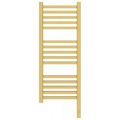 Полотенцесушитель электрический Сунержа Модус 3.0, высота 80 см, ширина 30 см, диммер слева/справа, цвет матовое золото, 032-5700-8030/032-5701-8030