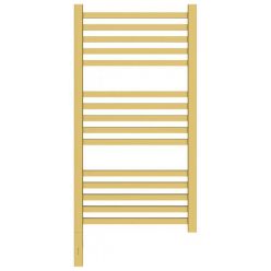 Полотенцесушитель электрический Сунержа Модус 3.0, высота 80 см, ширина 40 см, диммер слева/справа, цвет матовое золото, 032-5700-8040/032-5701-8040