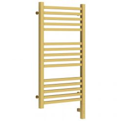 Полотенцесушитель электрический Сунержа Модус 3.0, высота 80 см, ширина 40 см, диммер слева/справа, цвет матовое золото, 032-5700-8040/032-5701-8040