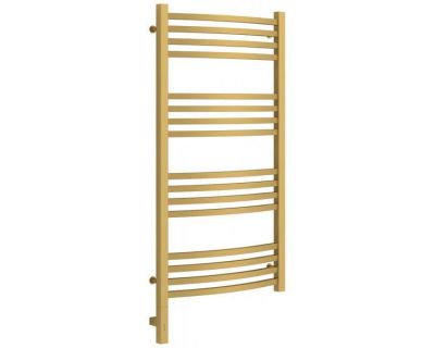 Полотенцесушитель электрический Сунержа Аркус 3.0, высота 100 см, ширина 50 см, диммер слева/справа, цвет матовое золото, 032-5704-1050/032-5705-1050