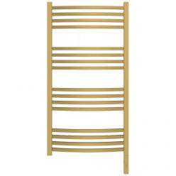 Полотенцесушитель электрический Сунержа Аркус 3.0, высота 100 см, ширина 50 см, диммер слева/справа, цвет матовое золото, 032-5704-1050/032-5705-1050