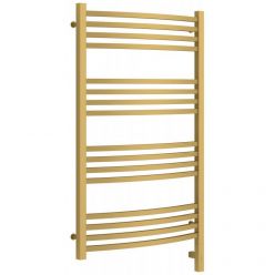 Полотенцесушитель электрический Сунержа Аркус 3.0, высота 100 см, ширина 60 см, диммер слева/справа, цвет матовое золото, 032-5704-1060/032-5705-1060