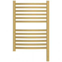 Полотенцесушитель электрический Сунержа Аркус 3.0, высота 60 см, ширина 40 см, диммер слева/справа, цвет матовое золото, 032-5704-6040/032-5705-6040