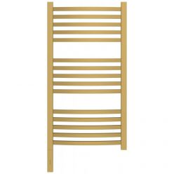 Полотенцесушитель электрический Сунержа Аркус 3.0, высота 80 см, ширина 40 см, диммер слева/справа, цвет матовое золото, 032-5704-8040/032-5705-8040