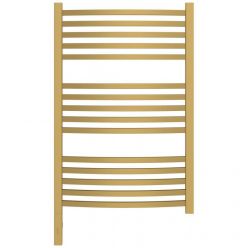 Полотенцесушитель электрический Сунержа Аркус 3.0, высота 80 см, ширина 50 см, диммер слева/справа, цвет матовое золото, 032-5704-8050/032-5705-8050