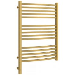 Полотенцесушитель электрический Сунержа Аркус 3.0, высота 80 см, ширина 60 см, диммер слева/справа, цвет матовое золото, 032-5704-8060/032-5705-8060