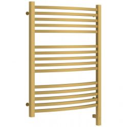 Полотенцесушитель электрический Сунержа Аркус 3.0, высота 80 см, ширина 60 см, диммер слева/справа, цвет матовое золото, 032-5704-8060/032-5705-8060