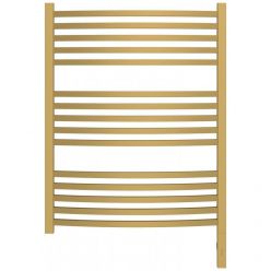 Полотенцесушитель электрический Сунержа Аркус 3.0, высота 80 см, ширина 60 см, диммер слева/справа, цвет матовое золото, 032-5704-8060/032-5705-8060