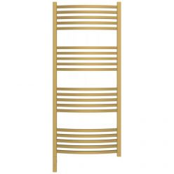 Полотенцесушитель электрический Сунержа Аркус 3.0, высота 120 см, ширина 50 см, диммер слева/справа, цвет матовое золото, 032-5704-1250/032-5705-1250