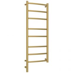 Полотенцесушитель электрический Сунержа Галант 3.0, высота 100 см, ширина 40 см, диммер слева/справа, цвет матовое золото, 032-5800-1040/032-5801-1040