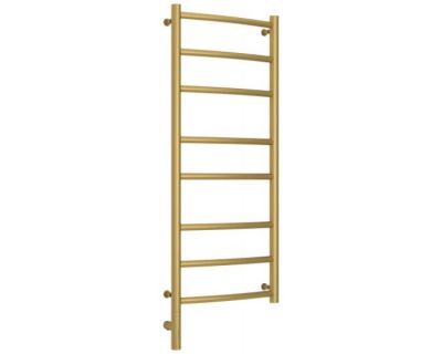 Полотенцесушитель электрический Сунержа Галант 3.0, высота 100 см, ширина 40 см, диммер слева/справа, цвет матовое золото, 032-5800-1040/032-5801-1040