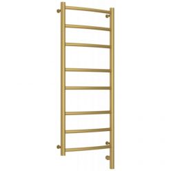 Полотенцесушитель электрический Сунержа Галант 3.0, высота 100 см, ширина 40 см, диммер слева/справа, цвет матовое золото, 032-5800-1040/032-5801-1040