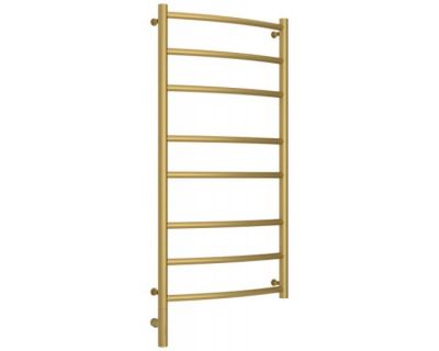 Полотенцесушитель электрический Сунержа Галант 3.0, высота 100 см, ширина 50 см, диммер слева/справа, цвет матовое золото, 032-5800-1050/032-5801-1050