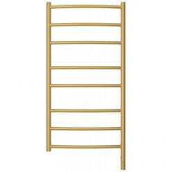 Полотенцесушитель электрический Сунержа Галант 3.0, высота 100 см, ширина 50 см, диммер слева/справа, цвет матовое золото, 032-5800-1050/032-5801-1050