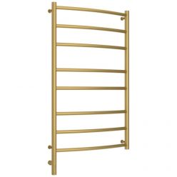 Полотенцесушитель электрический Сунержа Галант 3.0, высота 100 см, ширина 60 см, диммер слева/справа, цвет матовое золото, 032-5800-1060/032-5801-1060