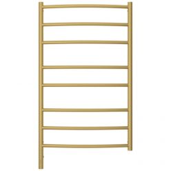 Полотенцесушитель электрический Сунержа Галант 3.0, высота 100 см, ширина 60 см, диммер слева/справа, цвет матовое золото, 032-5800-1060/032-5801-1060