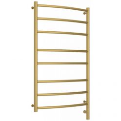 Полотенцесушитель электрический Сунержа Галант 3.0, высота 100 см, ширина 60 см, диммер слева/справа, цвет матовое золото, 032-5800-1060/032-5801-1060