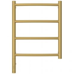 Полотенцесушитель электрический Сунержа Галант 3.0, высота 50 см, ширина 40 см, диммер слева/справа, цвет матовое золото, 032-5800-5040/032-5801-5040