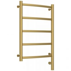 Полотенцесушитель электрический Сунержа Галант 3.0, высота 60 см, ширина 40 см, диммер слева/справа, цвет матовое золото, 032-5800-6040/032-5801-6040