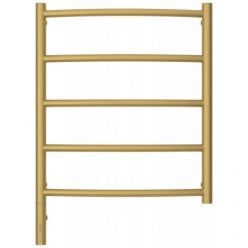 Полотенцесушитель электрический Сунержа Галант 3.0, высота 60 см, ширина 50 см, диммер слева/справа, цвет матовое золото, 032-5800-6050/032-5801-6050