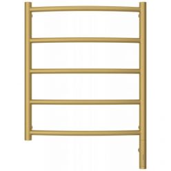 Полотенцесушитель электрический Сунержа Галант 3.0, высота 60 см, ширина 50 см, диммер слева/справа, цвет матовое золото, 032-5800-6050/032-5801-6050