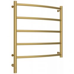 Полотенцесушитель электрический Сунержа Галант 3.0, высота 60 см, ширина 60 см, диммер слева/справа, цвет матовое золото, 032-5800-6060/032-5801-6060