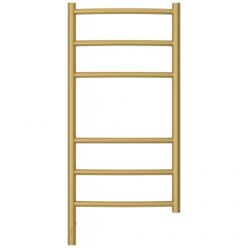 Полотенцесушитель электрический Сунержа Галант 3.0, высота 80 см, ширина 40 см, диммер слева/справа, цвет матовое золото, 032-5800-8040/032-5801-8040