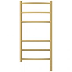 Полотенцесушитель электрический Сунержа Галант 3.0, высота 80 см, ширина 40 см, диммер слева/справа, цвет матовое золото, 032-5800-8040/032-5801-8040