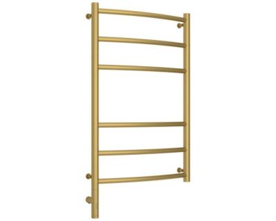 Полотенцесушитель электрический Сунержа Галант 3.0, высота 80 см, ширина 50 см, диммер слева/справа, цвет матовое золото, 032-5800-8050/032-5801-8050