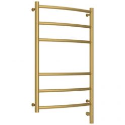 Полотенцесушитель электрический Сунержа Галант 3.0, высота 80 см, ширина 50 см, диммер слева/справа, цвет матовое золото, 032-5800-8050/032-5801-8050