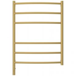 Полотенцесушитель электрический Сунержа Галант 3.0, высота 80 см, ширина 60 см, диммер слева/справа, цвет матовое золото, 032-5800-8060/032-5801-8060