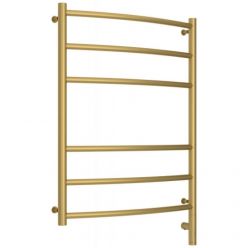 Полотенцесушитель электрический Сунержа Галант 3.0, высота 80 см, ширина 60 см, диммер слева/справа, цвет матовое золото, 032-5800-8060/032-5801-8060