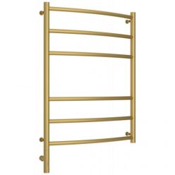 Полотенцесушитель электрический Сунержа Галант 3.0, высота 80 см, ширина 60 см, диммер слева/справа, цвет матовое золото, 032-5800-8060/032-5801-8060