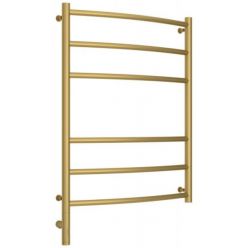 Полотенцесушитель электрический Сунержа Галант 3.0, высота 80 см, ширина 60 см, диммер слева/справа, цвет матовое золото, 032-5800-8060/032-5801-8060