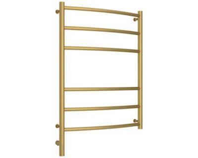 Полотенцесушитель электрический Сунержа Галант 3.0, высота 80 см, ширина 60 см, диммер слева/справа, цвет матовое золото, 032-5800-8060/032-5801-8060