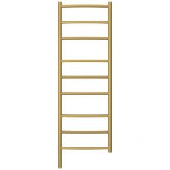 Полотенцесушитель электрический Сунержа Галант 3.0, высота 120 см, ширина 40 см, диммер слева/справа, цвет матовое золото, 032-5800-1240/032-5801-1240