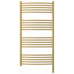 Полотенцесушитель электрический Сунержа Богема 3.0, высота 120 см, ширина 60 см, диммер слева/справа, цвет матовое золото, 032-5802-1260/032-5803-1260