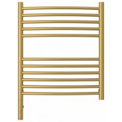 Полотенцесушитель электрический Сунержа Богема 3.0, высота 60 см, ширина 50 см, диммер слева/справа, цвет матовое золото, 032-5802-6050/032-5803-6050