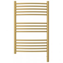 Полотенцесушитель электрический Сунержа Богема 3.0, высота 80 см, ширина 50 см, диммер слева/справа, цвет матовое золото, 032-5802-8050/032-5803-8050