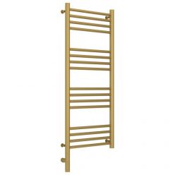 Полотенцесушитель электрический Сунержа Богема 3.0, высота 100 см, ширина 40 см, диммер слева/справа, цвет матовое золото, 032-5804-1040/032-5805-1040