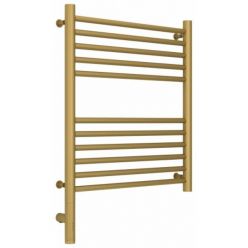 Полотенцесушитель электрический Сунержа Богема 3.0, высота 60 см, ширина 50 см, диммер слева/справа, цвет матовое золото, 032-5804-6050/032-5805-6050