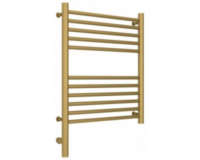 Полотенцесушитель электрический Сунержа Богема 3.0, высота 60 см, ширина 50 см, диммер слева/справа, цвет матовое золото, 032-5804-6050/032-5805-6050