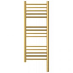 Полотенцесушитель электрический Сунержа Богема 3.0, высота 80 см, ширина 30 см, диммер слева/справа, цвет матовое золото, 032-5804-8030/032-5805-8030