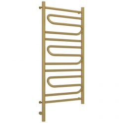 Полотенцесушитель электрический Сунержа Элегия 3.0, высота 100 см, ширина 50 см, диммер слева/справа, цвет матовое золото, 032-5818-1050/032-5819-1050