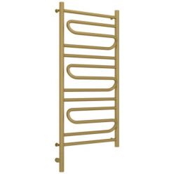 Полотенцесушитель электрический Сунержа Элегия 3.0, высота 100 см, ширина 50 см, диммер слева/справа, цвет матовое золото, 032-5818-1050/032-5819-1050