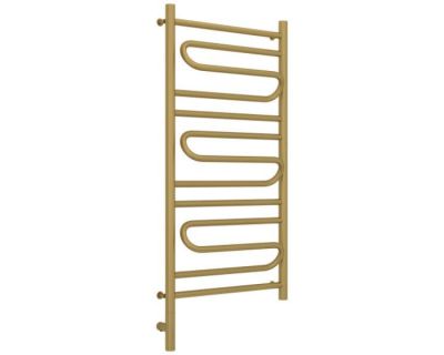 Полотенцесушитель электрический Сунержа Элегия 3.0, высота 100 см, ширина 50 см, диммер слева/справа, цвет матовое золото, 032-5818-1050/032-5819-1050