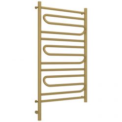 Полотенцесушитель электрический Сунержа Элегия 3.0, высота 100 см, ширина 60 см, диммер слева/справа, цвет матовое золото, 032-5818-1060/032-5819-1060