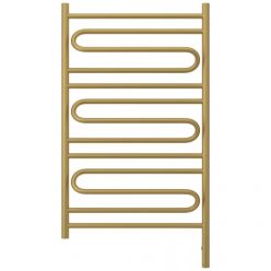 Полотенцесушитель электрический Сунержа Элегия 3.0, высота 100 см, ширина 60 см, диммер слева/справа, цвет матовое золото, 032-5818-1060/032-5819-1060